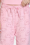 Zivame Farm Lore Knit Cotton Pyajama Set - Almond Blossom — thumbnail 7